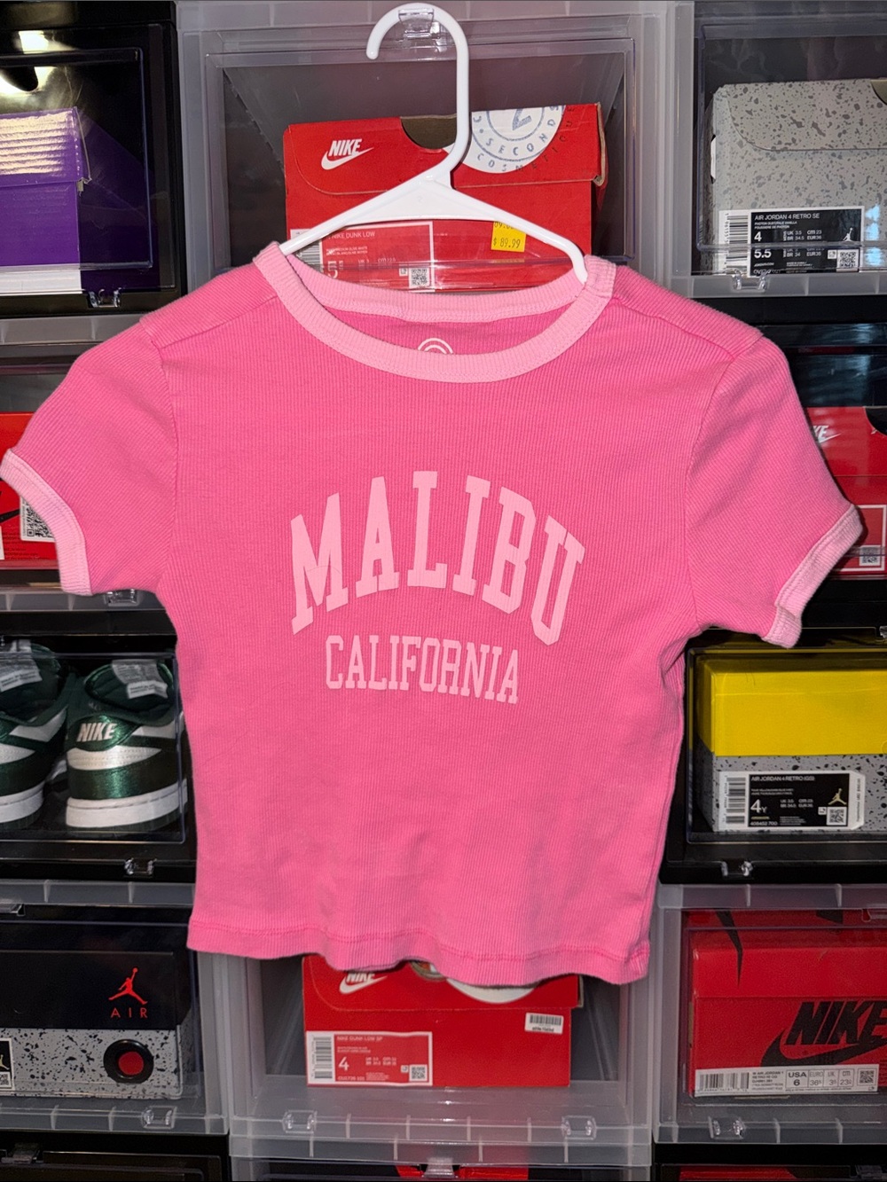 Pink Malibu Crop Top